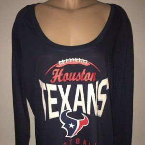 HOUSTON TEXANS NFL Womens Long Sleeve T-Shirt